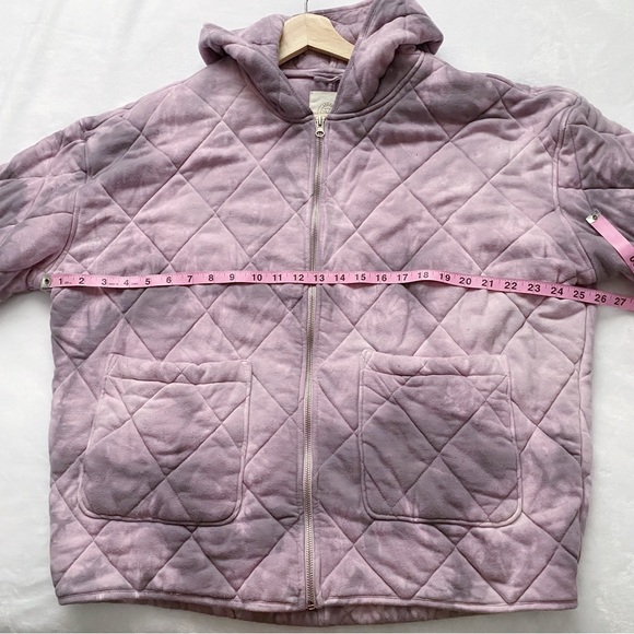 UO Quilted Oversized Cozy Tie Dye Hoody - Picture 4 of 12